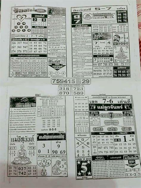 thai lottery magazine facebook|Thai Magazine Tips .